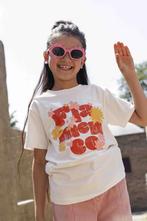 Oversized Tshirt Meisjes – Flamengo Bloemenprint  Maat 122, Meisje, Nieuw, Ophalen of Verzenden