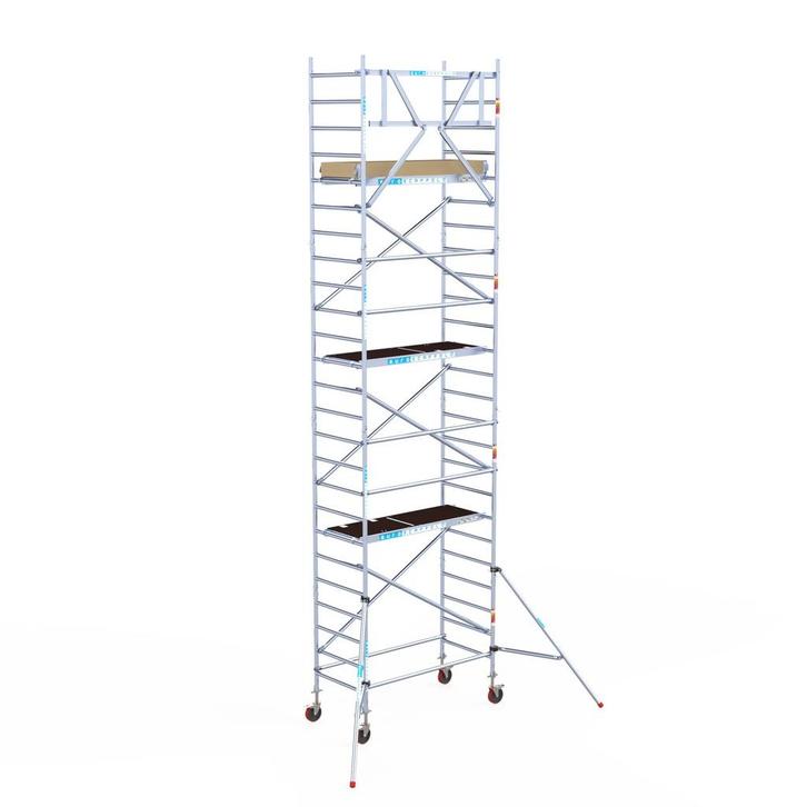 Basic rolsteiger 90 x 8,2m werkhoogte, Doe-het-zelf en Verbouw, Steigers, Rolsteiger of Kamersteiger, Nieuw, 5 meter of hoger
