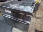 Bertoss 2 pans gasfriteuse 2x 15L aardgas, Ophalen of Verzenden, Gebruikt