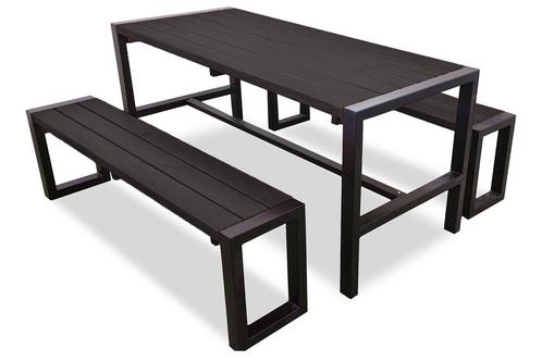 Terrastafel met banken 166x70cm | Colorado | Kwaliteits, Tuin en Terras, Picknicktafels, Nieuw, Ophalen of Verzenden