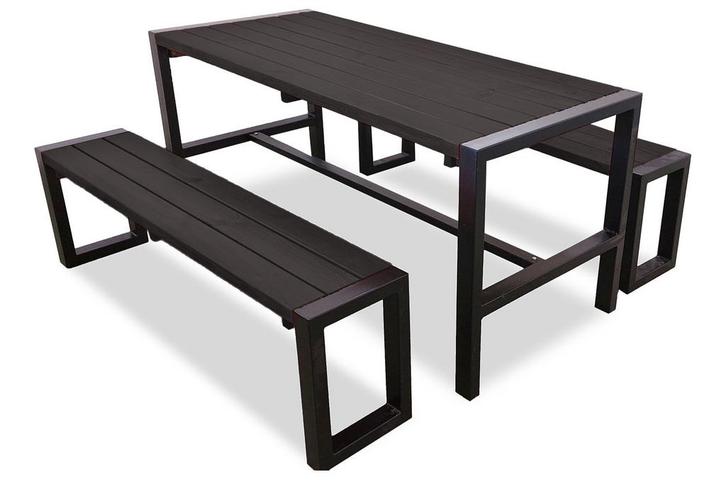 Terrastafel met banken 166x70cm | Colorado | Kwaliteits, Tuin en Terras, Picknicktafels, Nieuw, Ophalen of Verzenden