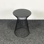 Bijzettafel - Zwart Metaal | Ø 33 cm, Ophalen of Verzenden, Gebruikt