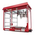 Maxima Popcorn Machine 150 gr met Warmhoudvitrine, Verzenden, Nieuw