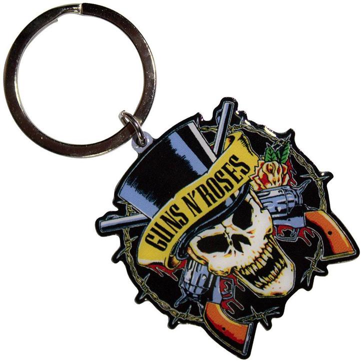 Guns NRoses - Top Hat - Sleutelhanger officiële merchandise, Verzamelen, Muziek, Artiesten en Beroemdheden, Gebruiksvoorwerp, Nieuw