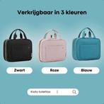 Kioto Toilettas met Haak - Dames en Heren - Make Up Tasje -, Sieraden, Tassen en Uiterlijk, Toilettassen, Ophalen of Verzenden