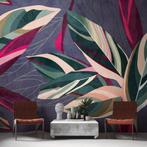 Profhome 382721-GU Fotobehang floral mat purper groen 3,71, Verzenden