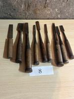 Japanese Vintage Nomi Wood Carving Chisels & Gouges (Lot