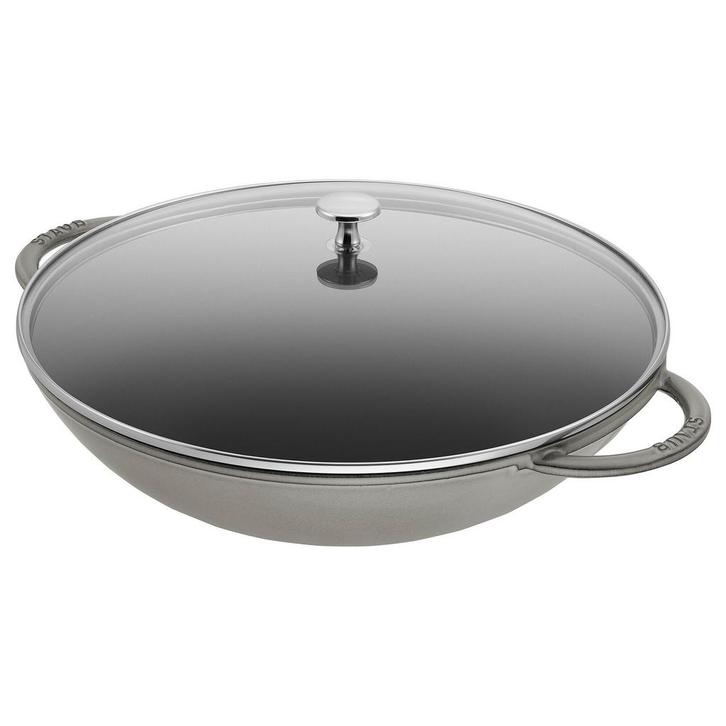 GGM Gastro | STAUB | SPECIALITIES - Wok met glazen deksel -, Huis en Inrichting, Keuken | Potten en Pannen, Verzenden