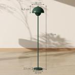 TRUUSK Staande Lamp Woonkamer - Ronde Kap - Reflecterend Lic, Huis en Inrichting, Lampen | Vloerlampen, Verzenden, Nieuw