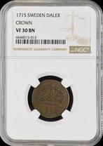 Zweden. 1 Daler Silvermynt - 1715 - Charles XII - The, Postzegels en Munten