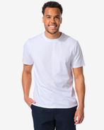 HEMA Heren T-shirt regular wit van €12.99 voor €9.09 sale, Kleding | Heren, Verzenden, Nieuw