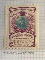 België 1921 - Vignet met Helm Exposition Nationale, Gestempeld