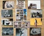 Banksy (1974) - 2 sets postzegels en ansichtkaarten over de, Verzamelen, Gelopen