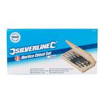 Silverline Vierkante gaten beitelset - 6 t/m 16 mm - 4-de..., Ophalen of Verzenden, Nieuw