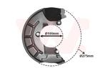 REMSCHIJF BESCHERMER VOOR AUDI A1 8X 2010-2015 6Q0615312D, Ophalen of Verzenden, Nieuw
