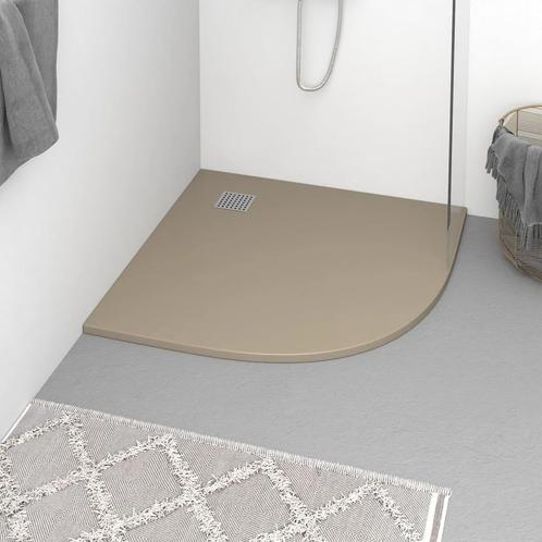 vidaXL Douchebak 90x90 cm SMC bruin, Doe-het-zelf en Verbouw, Sanitair, Nieuw, Verzenden