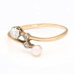 Zonder Minimumprijs - Ring - 14 karaat Geel goud - 0.18ct., Sieraden, Tassen en Uiterlijk, Ringen, Nieuw
