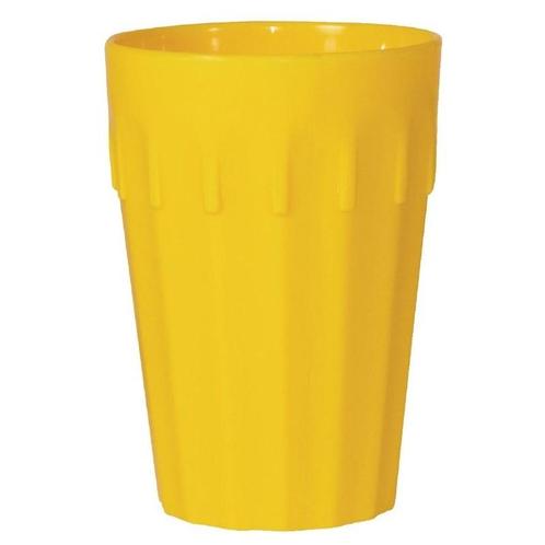 Stapelbare polycarbonaat bekers geel | 12 stuks | 26cl, Zakelijke goederen, Horeca | Keukenapparatuur, Nieuw in verpakking, Verzenden