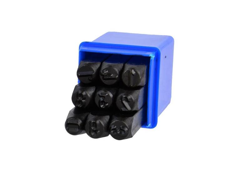 Slagcijfers 8mm - 9 Dlg - Slag Cijfer - Slag Stempels - GEKO, Auto diversen, Autogereedschap, Nieuw, Ophalen of Verzenden