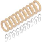 Liedeco Gordijnring voor gordijnroeden ø 28 mm (set, 10, Huis en Inrichting, Verzenden, Nieuw