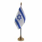 Israel versiering tafelvlag 10 x 15 cm - Israel versiering, Verzenden, Nieuw