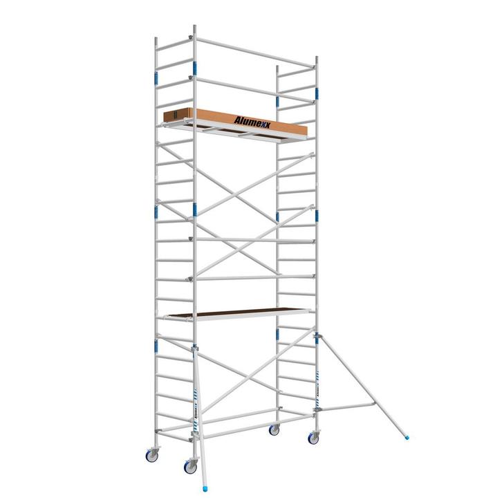 ALX rolsteiger 90 x 7.2 mtr werkhoogte, Doe-het-zelf en Verbouw, Steigers, Rolsteiger of Kamersteiger, Nieuw, 5 meter of hoger