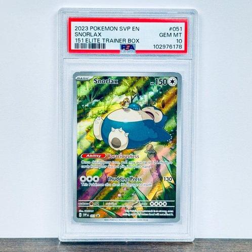 Pokémon Graded card - Snorlax - Pokémon - PSA 10, Hobby en Vrije tijd, Verzamelkaartspellen | Pokémon