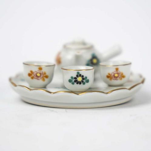 Miniatuur Japanse Theeset 5-delig, Verzamelen, Porselein, Kristal en Bestek, Ophalen