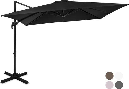 2dekans | VONROC Premium Zweefparasol Pisogne 300x300cm –, Doe-het-zelf en Verbouw, Gereedschap | Overige machines, Zo goed als nieuw
