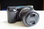 Sony NEX-F3 + Sony 18-55mm 3.5-5.6 OSS kitlens, beide in, Nieuw