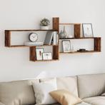 vidaXL Wandschap 167,5x18x68 cm bewerkt hout oud houtkleurig, Huis en Inrichting, Woonaccessoires | Wandplanken en Boekenplanken