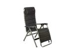 Crespo kampeer relaxstoel ap-232 air-deluxe zwart kleur 80, Caravans en Kamperen, Kampeeraccessoires, Nieuw