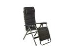 Crespo kampeer relaxstoel ap-232 air-deluxe zwart kleur 80, Nieuw
