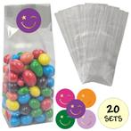 Fako Bijoux® - Uitdeelzakjes Met Sluitstickers - 20 Stickers, Verzenden, Nieuw