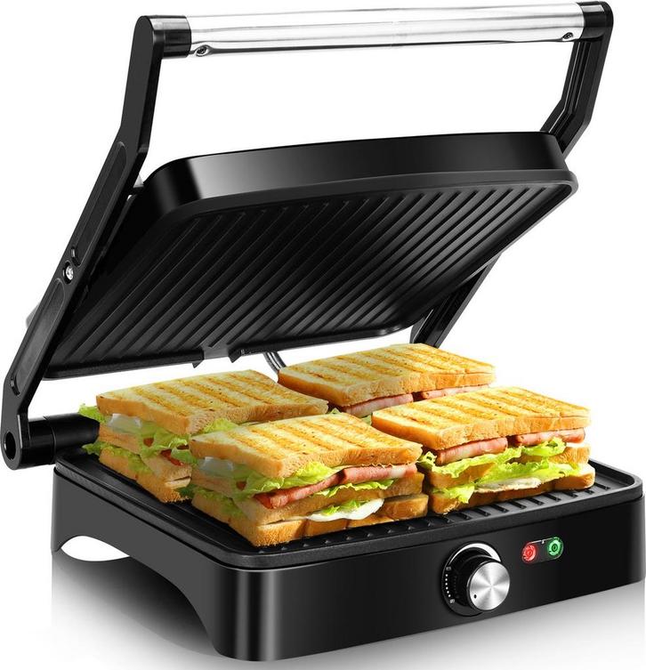 Tosti apparaat - Tosti ijzer - Contactgrill - Grill apparaat, Witgoed en Apparatuur, Contactgrills, Zo goed als nieuw, Verzenden