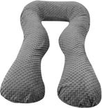 Voedingskussen zwangerschapskussen - 300 cm - grijs Minky..., Ophalen of Verzenden, Nieuw