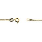 Gouden gourmet schakel ketting | 49,5 cm (schakelketting), Ophalen of Verzenden, Gebruikt, Overige kleuren, Goud