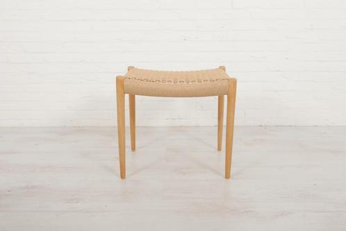 Vintage ottoman | Niels Otto Moller | Eiken | Model 80A, Huis en Inrichting, Banken | Voetenbanken en Poefen, Ophalen of Verzenden