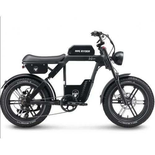 Ape Ryder Baboon Elektrische Fatbike 7 Speed Mat zwart, Fietsen en Brommers, Elektrische fietsen, Nieuw, Verzenden