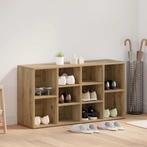 vidaXL Schoenenbank met plank Anders artisanaal eikenkleurig, Huis en Inrichting, Verzenden, Nieuw