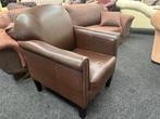 Chesterfield Koopje Vintage Chesterfield Fauteuil Bruin leer, Ophalen, Gebruikt, Leer, CHESTERFIELD