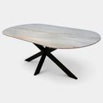 Mediterraneo Eetkametafel  Plat Ovaal (100x220 cm), Huis en Inrichting, Tafels | Eettafels, Nieuw
