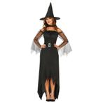 Zwarte lange heksen jurk voor dames - Heksen kleding, Kleding | Dames, Carnavalskleding en Feestkleding, Nieuw, Ophalen of Verzenden