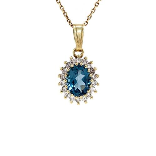 Lady di hanger 14 krt - London, Sieraden, Tassen en Uiterlijk, Ringen, Nieuw, Ophalen of Verzenden