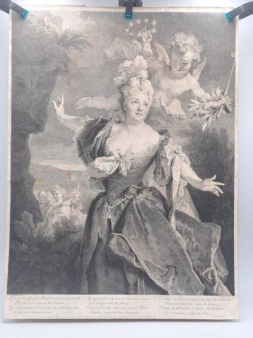 Louis Desplaces, daprès Nicolas de Largillière (XVIII) -, Antiek en Kunst, Antiek | Overige Antiek