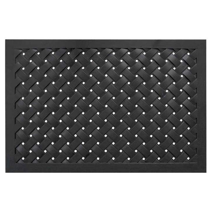 Rubber deurmat Weave - 61 x 91 cm, Tuin en Terras, Deurmatten, Verzenden