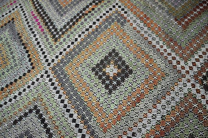Pastel handgeweven vloerkleed - Vloerkleed - 340 cm - 214 cm, Huis en Inrichting, Stoffering | Tapijten en Kleden