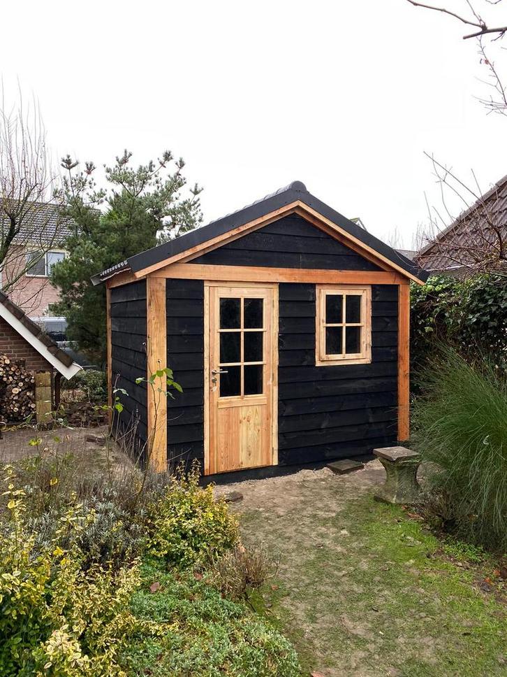 Zadeldak dichte schuur 300x300cm Dirksland, Tuin en Terras, Overkappingen, Ophalen of Verzenden