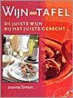 Wijn aan tafel 9789024603824 J. Simon, Verzenden, Gelezen, J. Simon