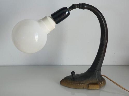 Owietlenie w stylu Art Deco - Tafellamp - Metaal, Antiek en Kunst, Curiosa en Brocante
